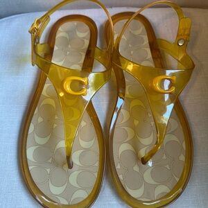 Coach Natalee Jelly Sandals, sz 9 Never worn!